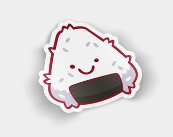 Kawaii Cute Sushi Onigiri Cute Die Sticker