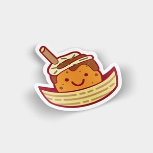 Kawaii Cute Sushi Takoyaki Cute Die Sticker