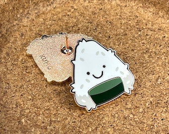 Kawaii Cute Onigiri Sushi Enamel Pin