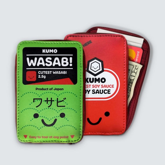 Slight Seconds - Wasabi & Soy Sauce Card Purse