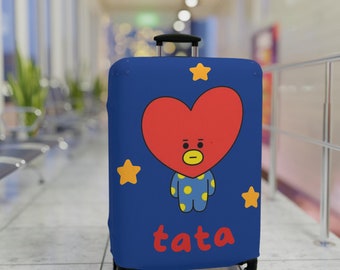 Bts Luggage Cover, Kpop Suitcase Protector, Taehyung Travel