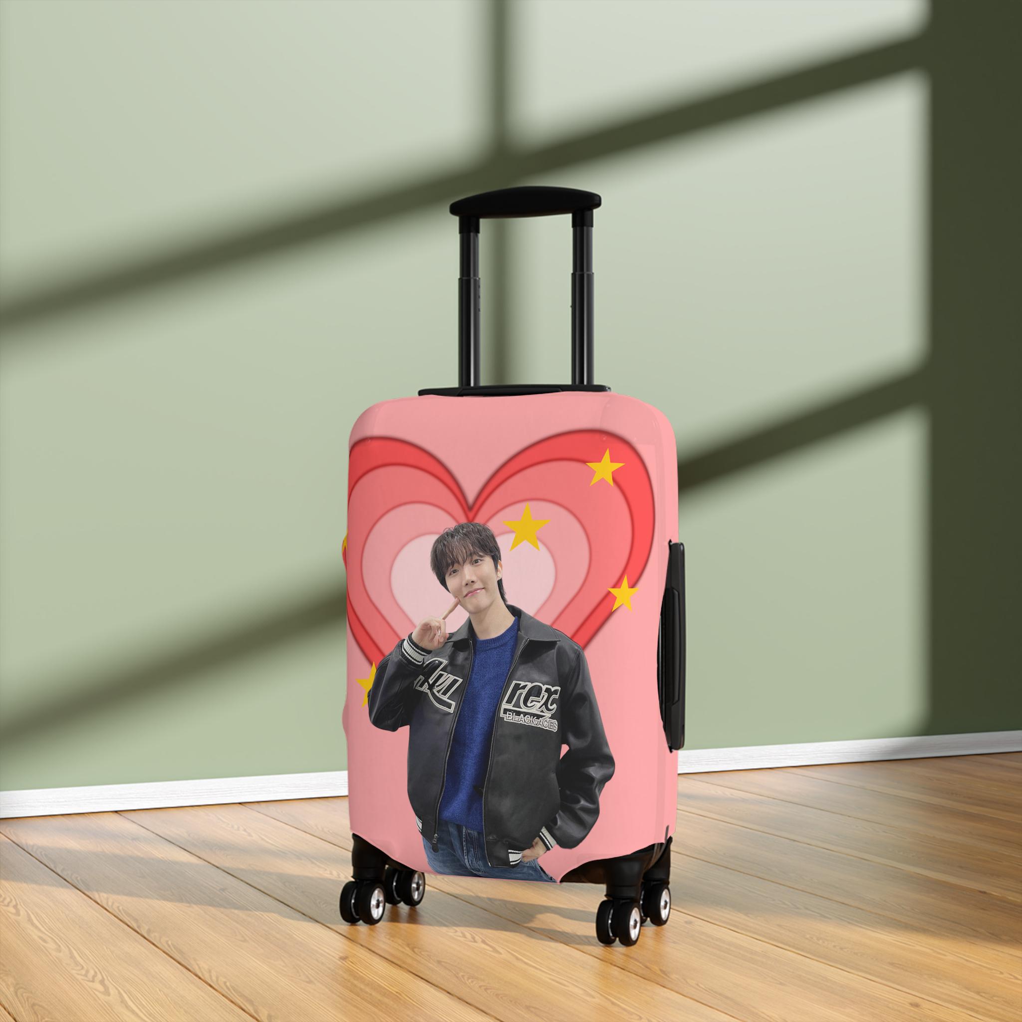 Bts Luggage Cover, Kpop Suitcase Protector, Jhope Merchandise