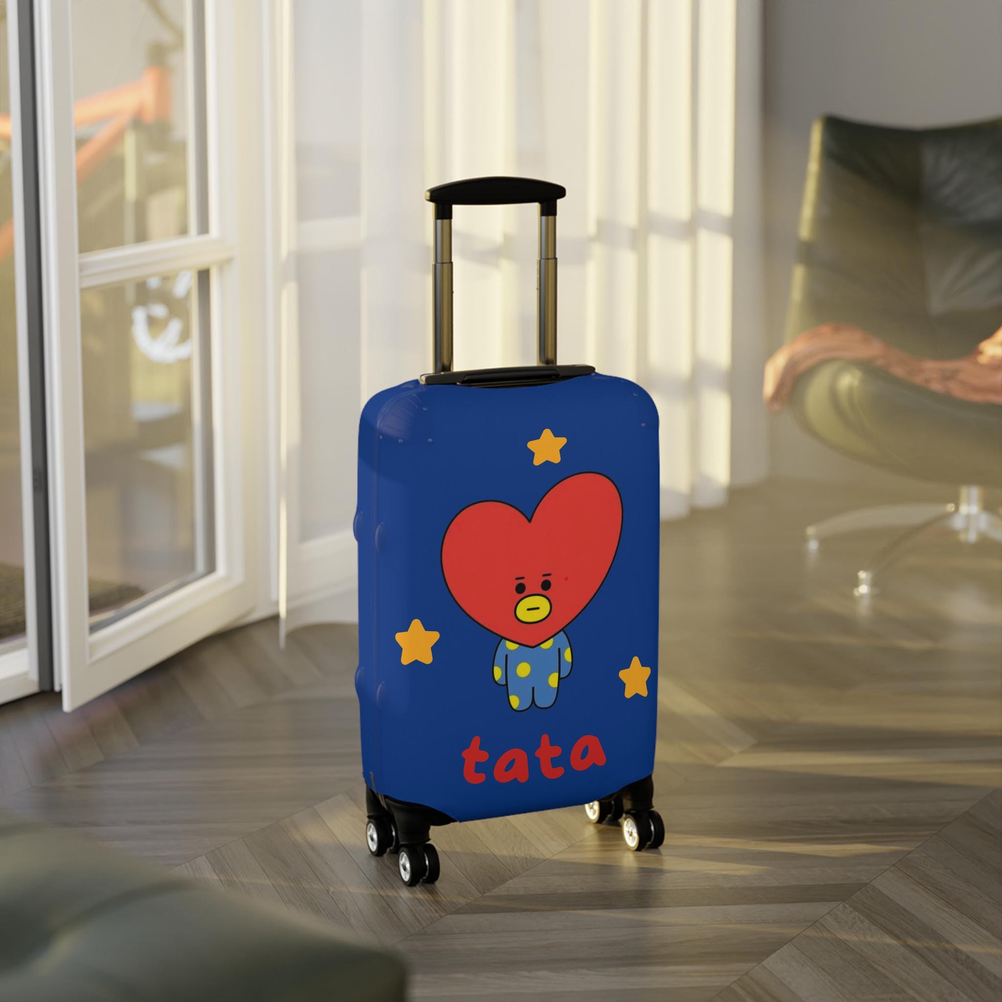 BT21 Luggage Cover: Kpop Travel Suitcase Protector - Etsy