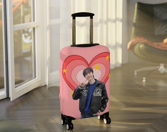 Bts Luggage Cover, Kpop Suitcase Protector, Jhope Merchandise