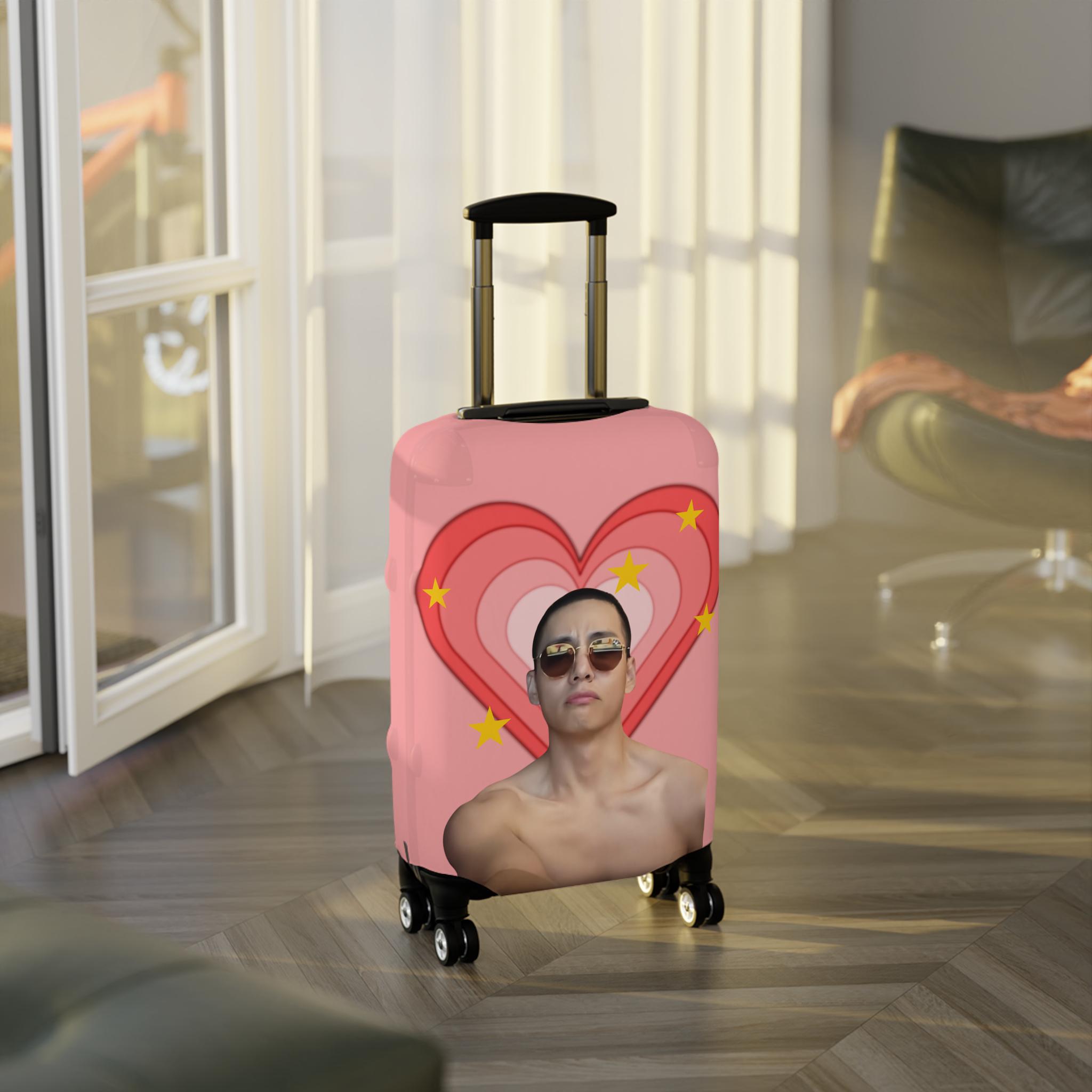 Bts Luggage Cover, Kpop Suitcase Protector, Taehyung Travel