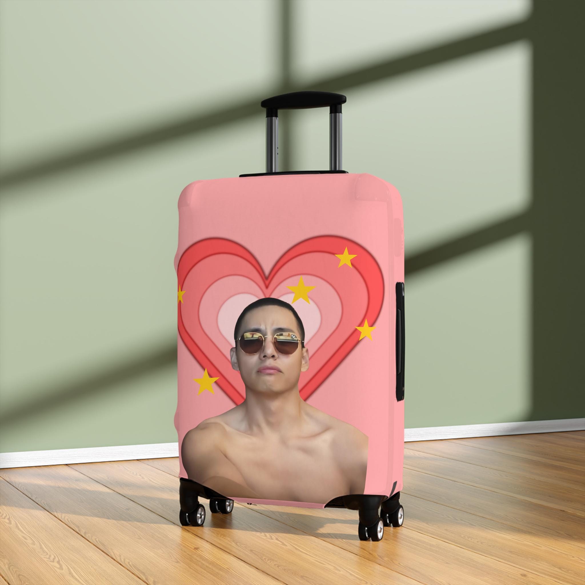 Bts Luggage Cover, Kpop Suitcase Protector, Taehyung Travel