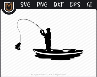 Download Kayak Fishing Svg Etsy