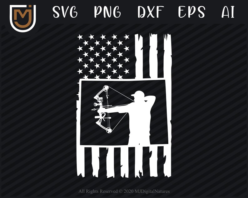 Download Colorado Archery SVG USA Flag Bow Hunting SVG Deer Hunting ...