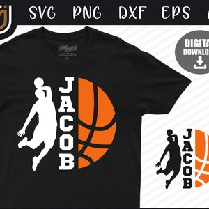 Jacob Dunk Basketball SVG - Basketball PNG, Sports SVG, Basketball Cut File for Sports Lovers