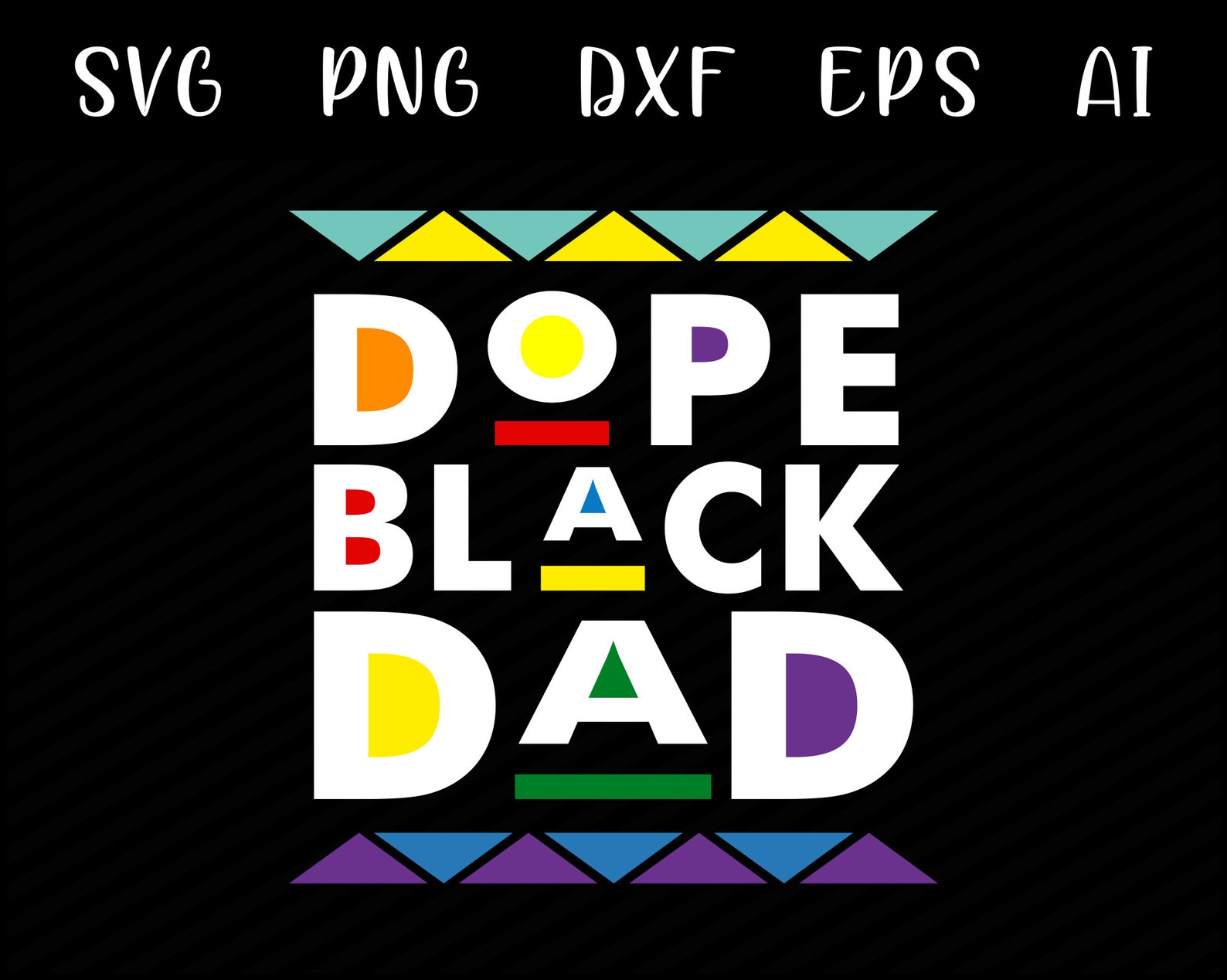 Download Dope Black Dad SVG Black Father SVG Melanin SVG African | Etsy