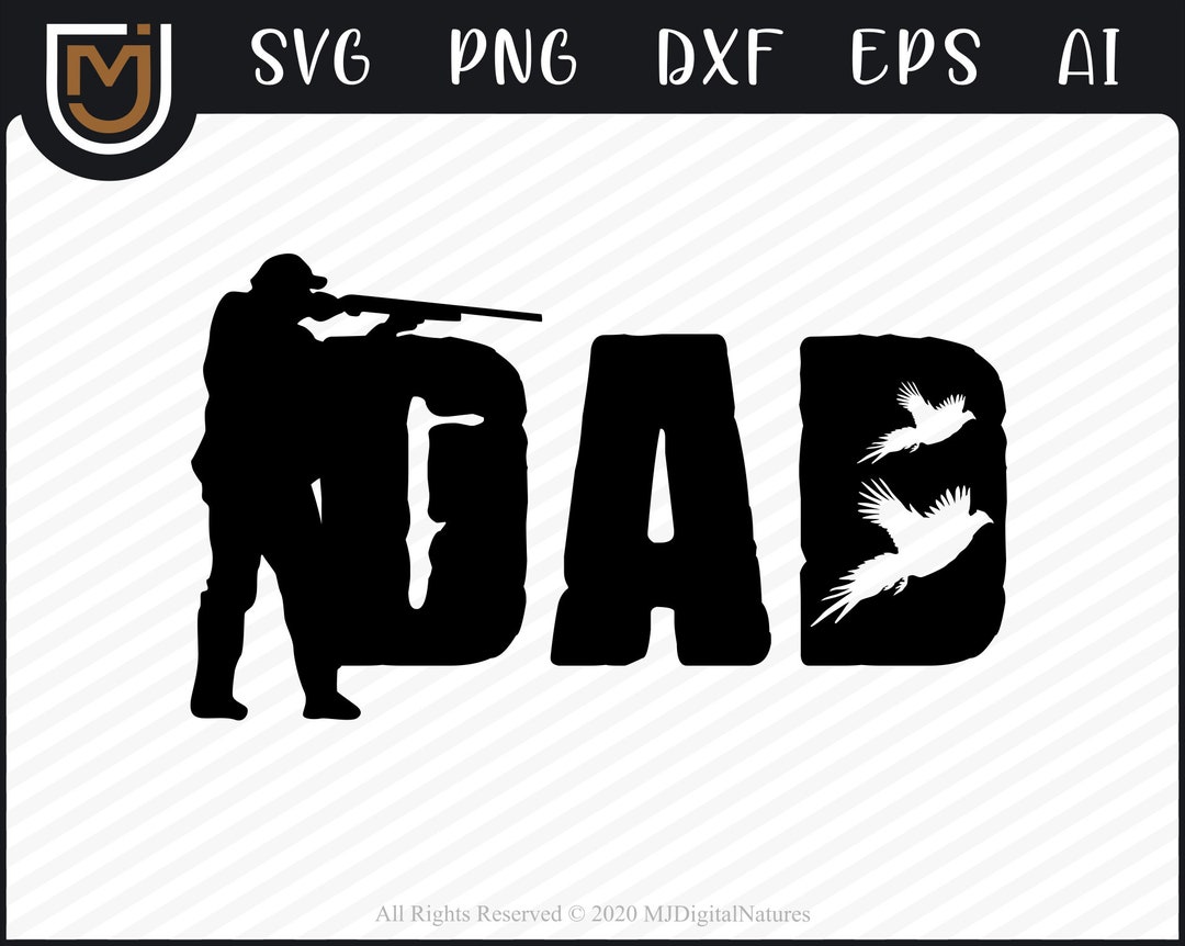 Cool Pheasant Hunting SVG Dad Chasse aux oiseaux SVG -  France