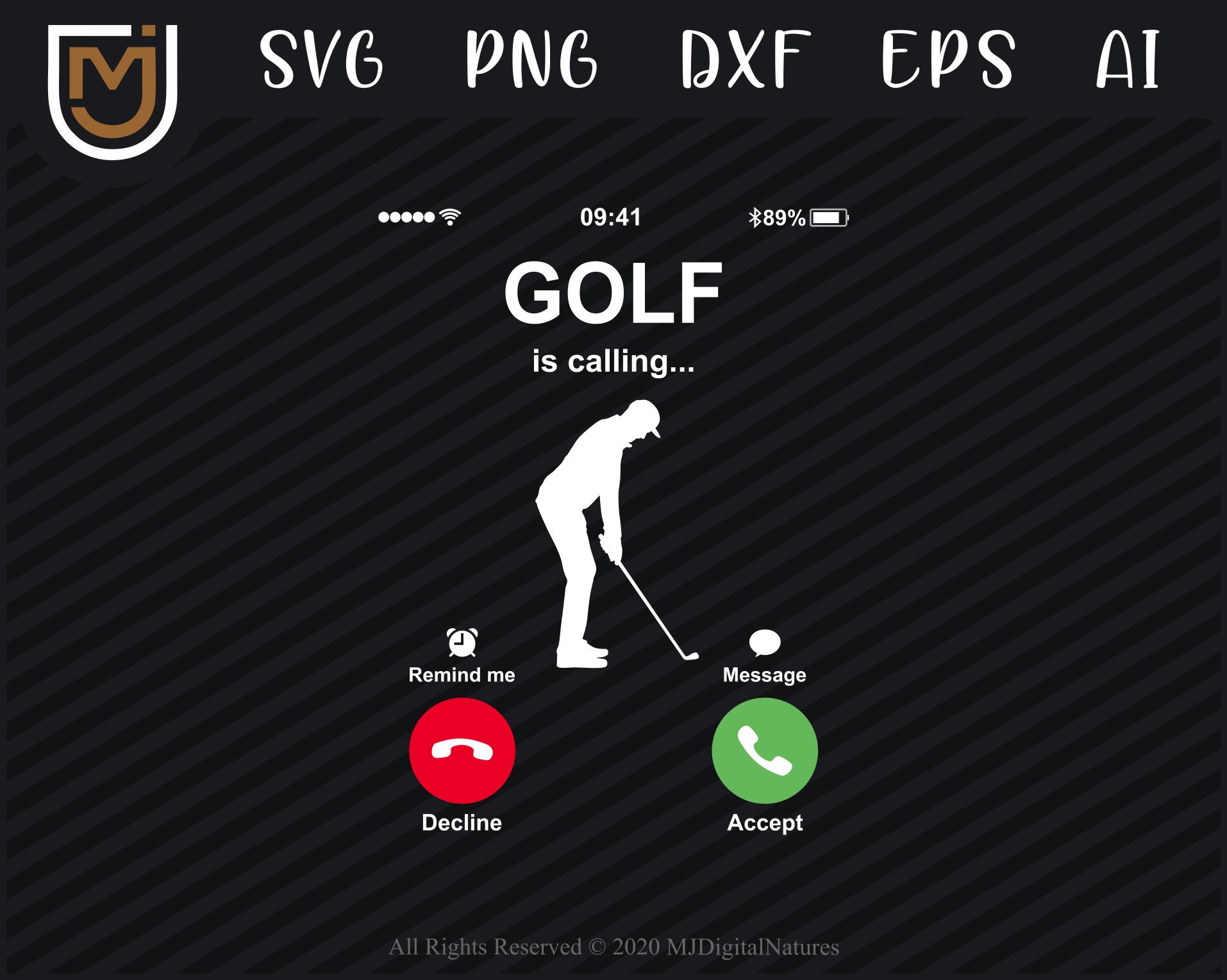 Funny Golf is Calling SVG Golf Clipart Sports SVG Golfer Etsy