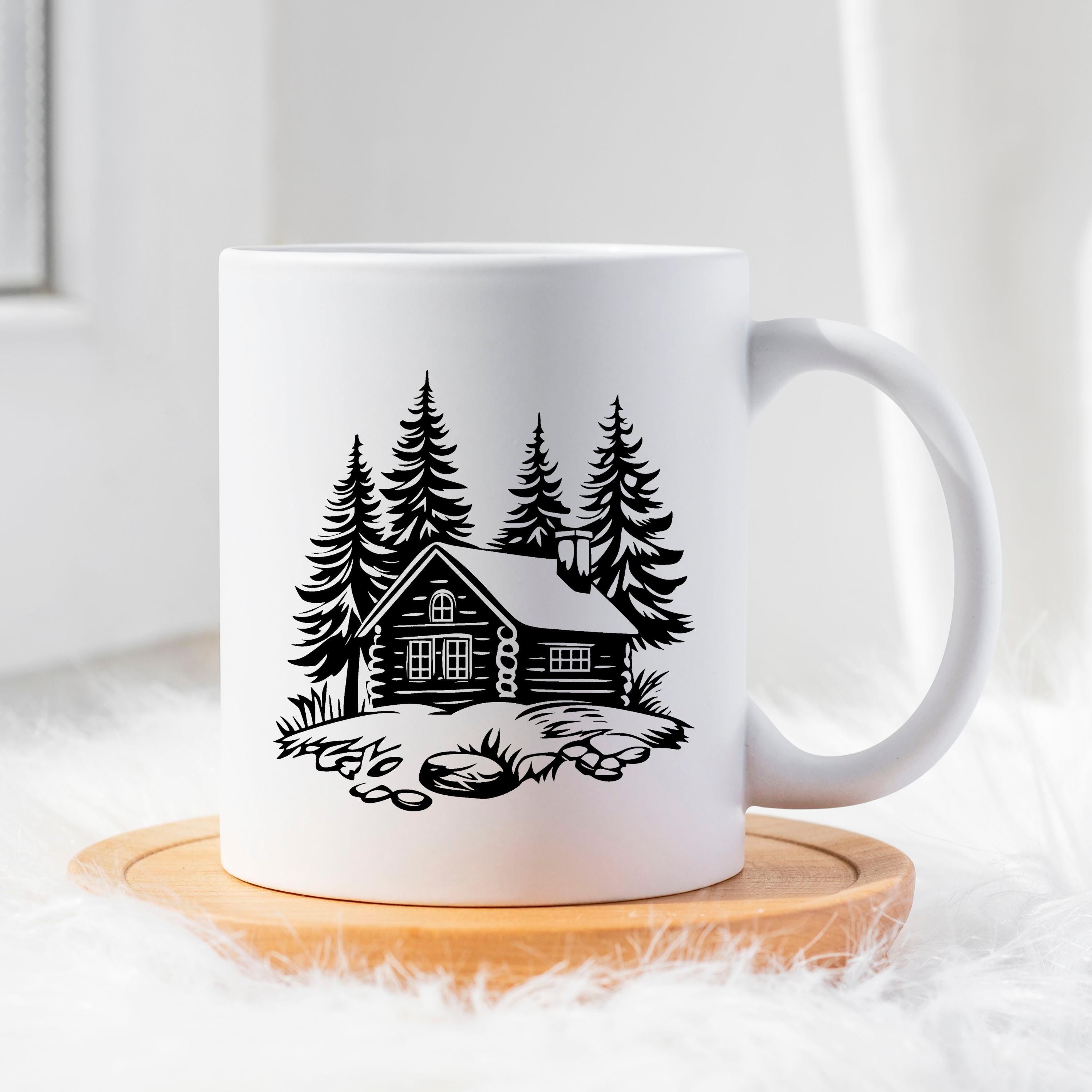 56 Cabin House SVG DXF Bundle for Cricut Crafts, Rustic Cabin ...