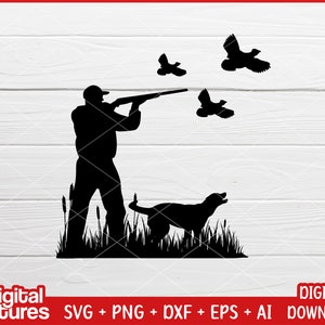 Quail Hunting SVG Labrador - Quail Svg, Quail Clipart, Bird Hunting SVG for Quial Hunters