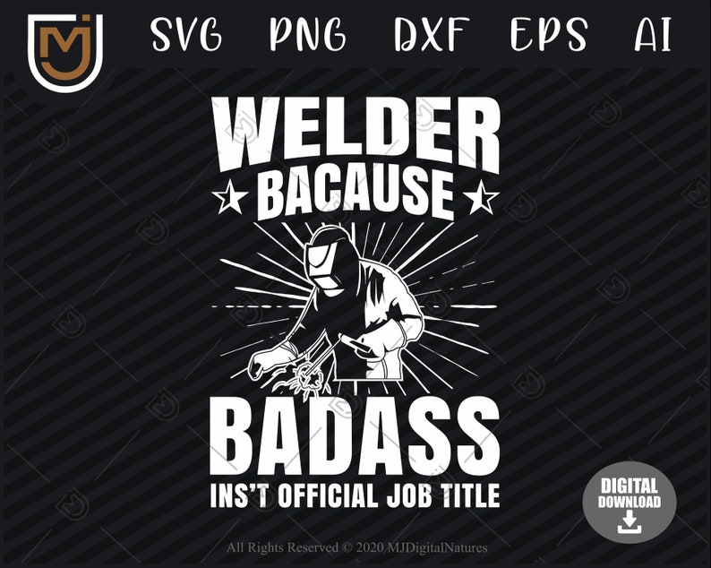 Welder Svg Files Job Title Weld SVG Welding Svg Welder Etsy