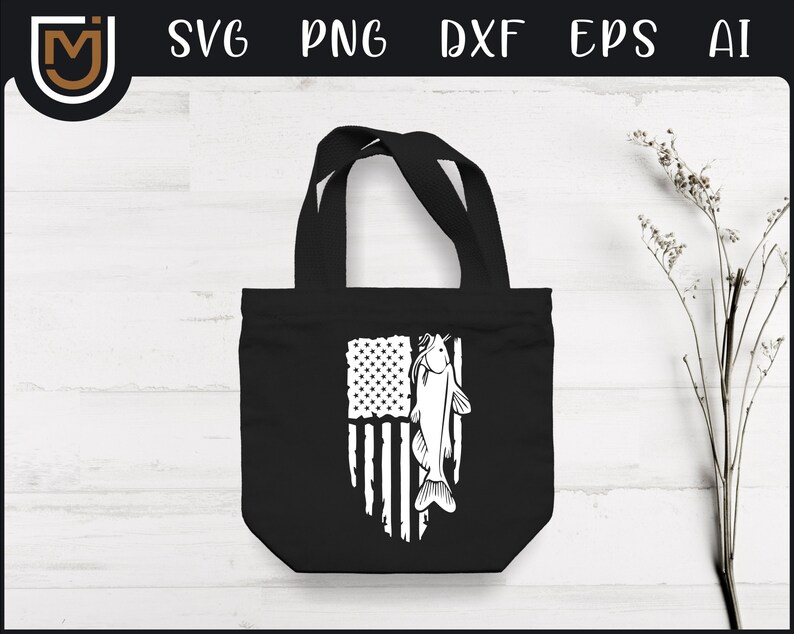 Download USA Flag Catfish SVG American Flag Fishing SVG Patriotic ...