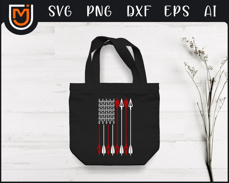 Download American Flag Archery SVG USA Flag Deer Hunting SVG Bow | Etsy