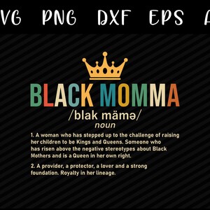 Free Free 224 Black Mother Svg SVG PNG EPS DXF File