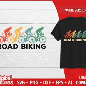 Cute Retro Road Bike Svg - Bicycle Svg, Bike Svg, PNG, Cut File for Cyclist