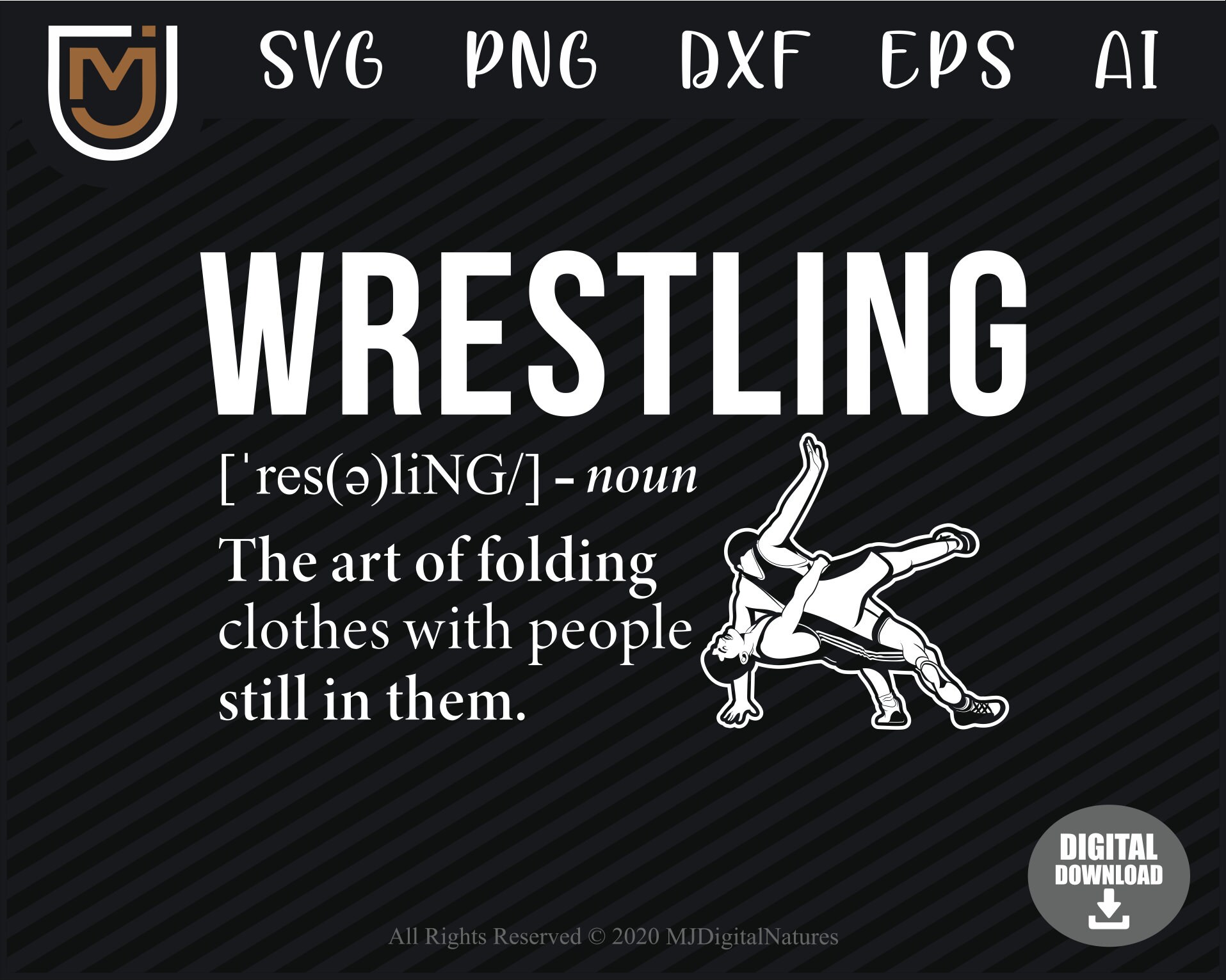 Wrestling SVG Files Definition Sports Svg Wrestler Svg Etsy