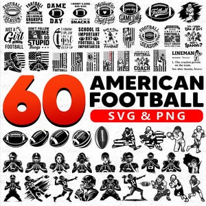 Football Bundle Svg files, football player svg, custom football png, football svg, football png, football mom svg. football designs