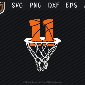 11. Geburtstag Basketball SVG - Basketball PNG, Sport SVG, Basketball Cut File für Sportliebhaber