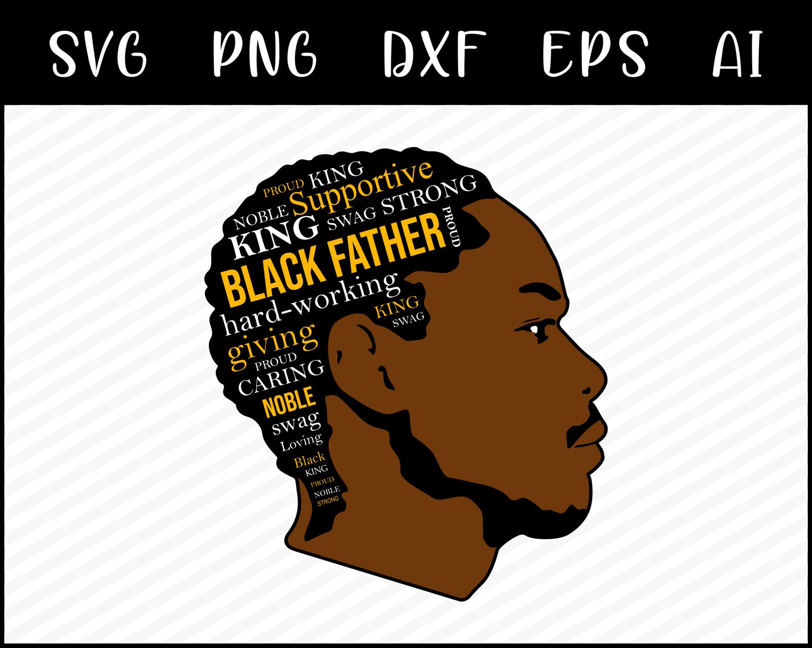 Free Free 189 Black Father Svg Etsy SVG PNG EPS DXF File