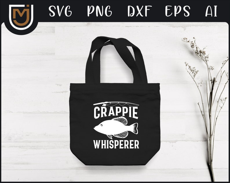 Download Funny Fishing SVG Crappie Whisperer Fish Svg Fishing | Etsy