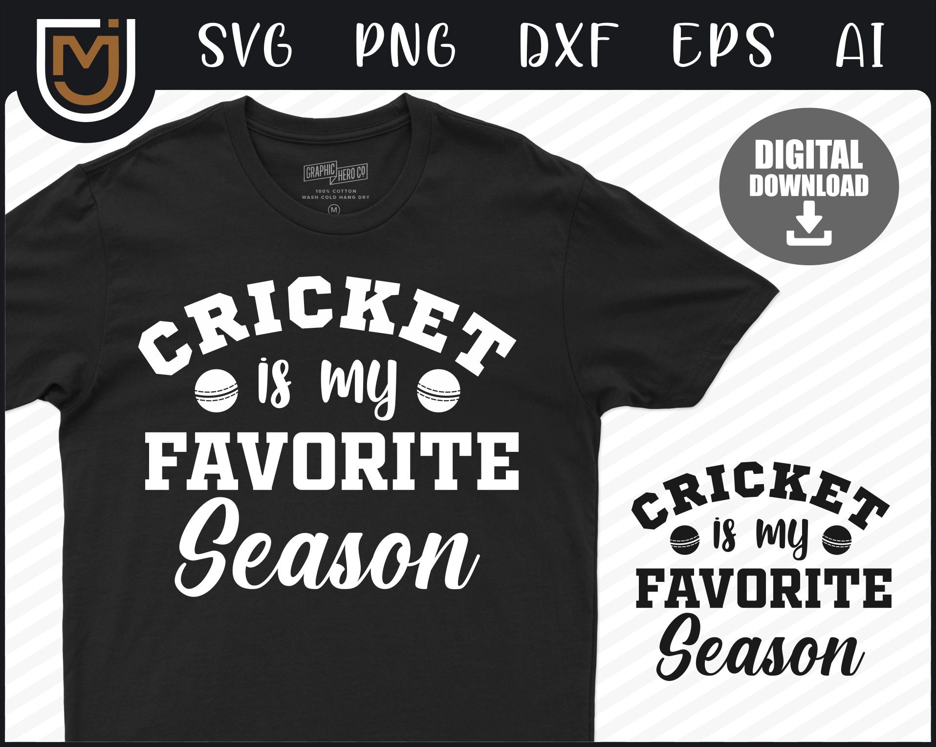 My Favorite Season is Cricket SVG Sports SVG Cricket Cut Etsy Australia