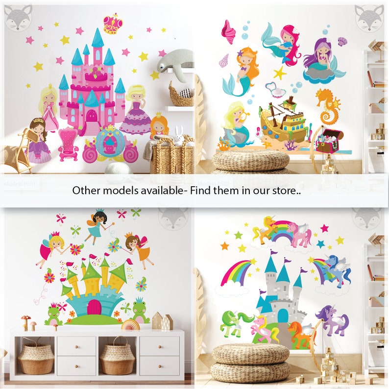 Rainbow Wall Decal Watercolor Wall Decal Rainbow Wallpaper Etsy