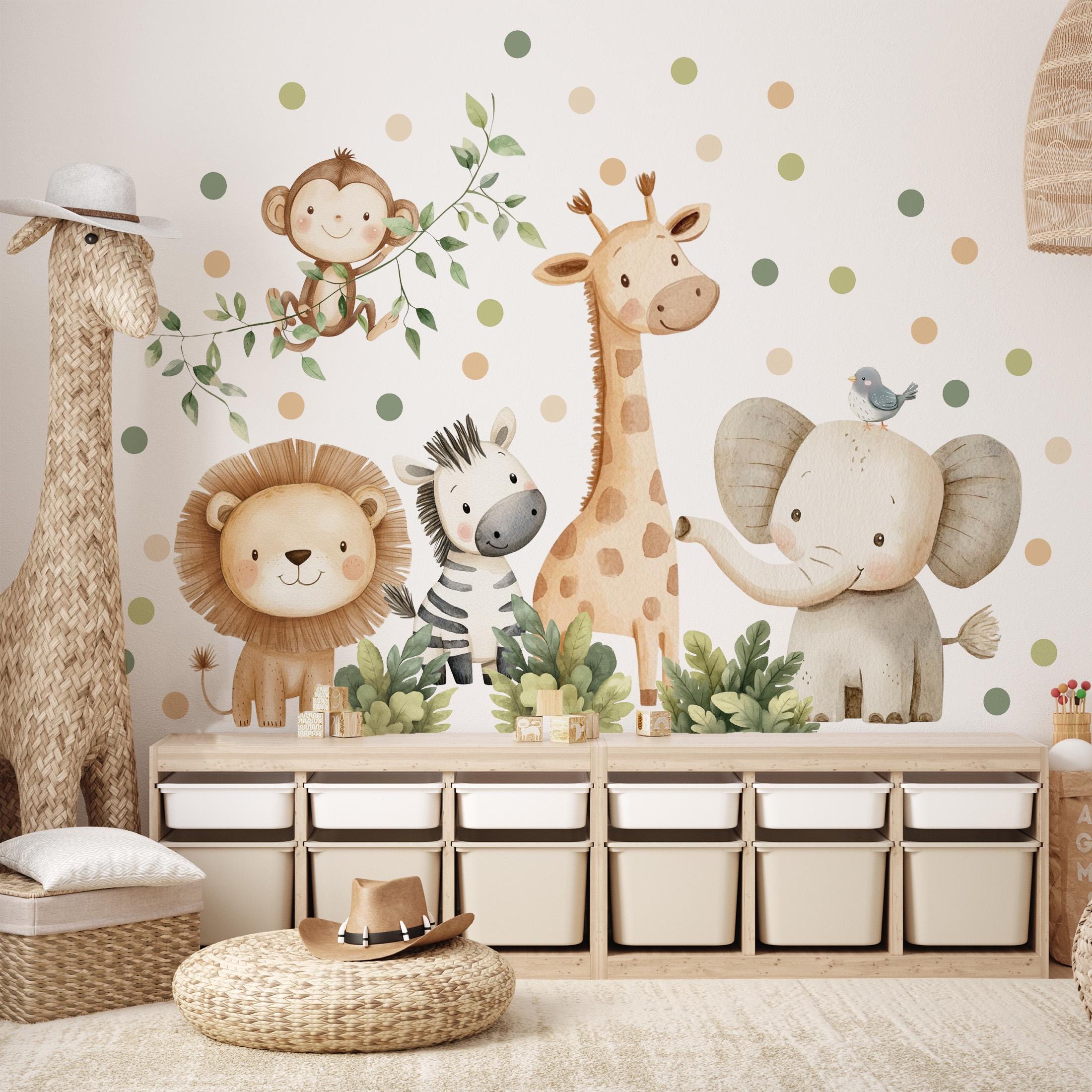 Selva niños mural - Etsy México, image size:2200x2200