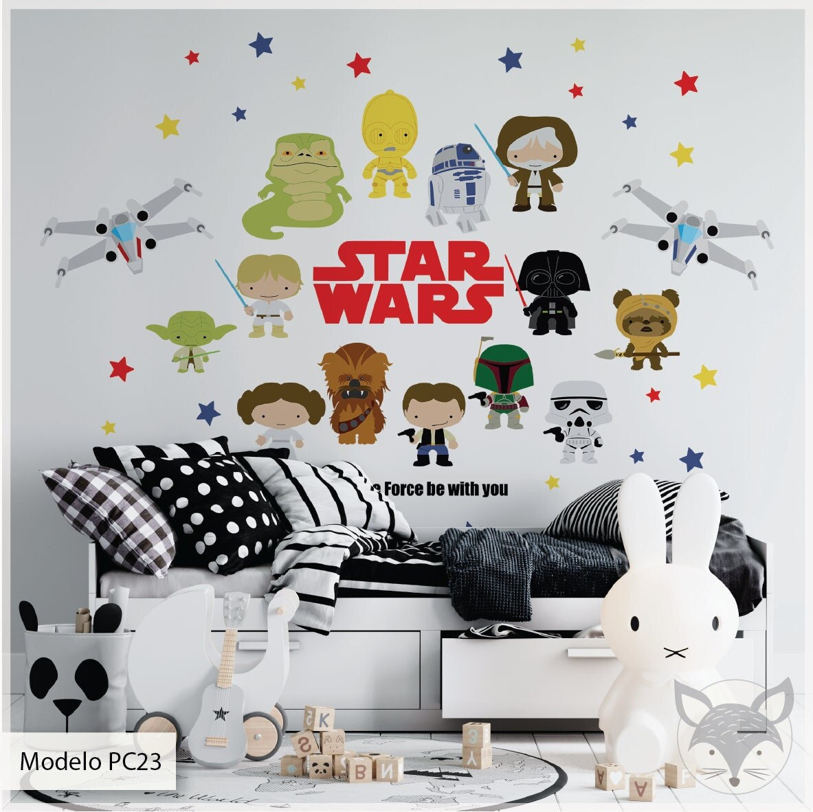 In This House Star Wars Quote Decal Sticker Wall Vinyl Decor Art Movie – Boop Decals - Foto 5