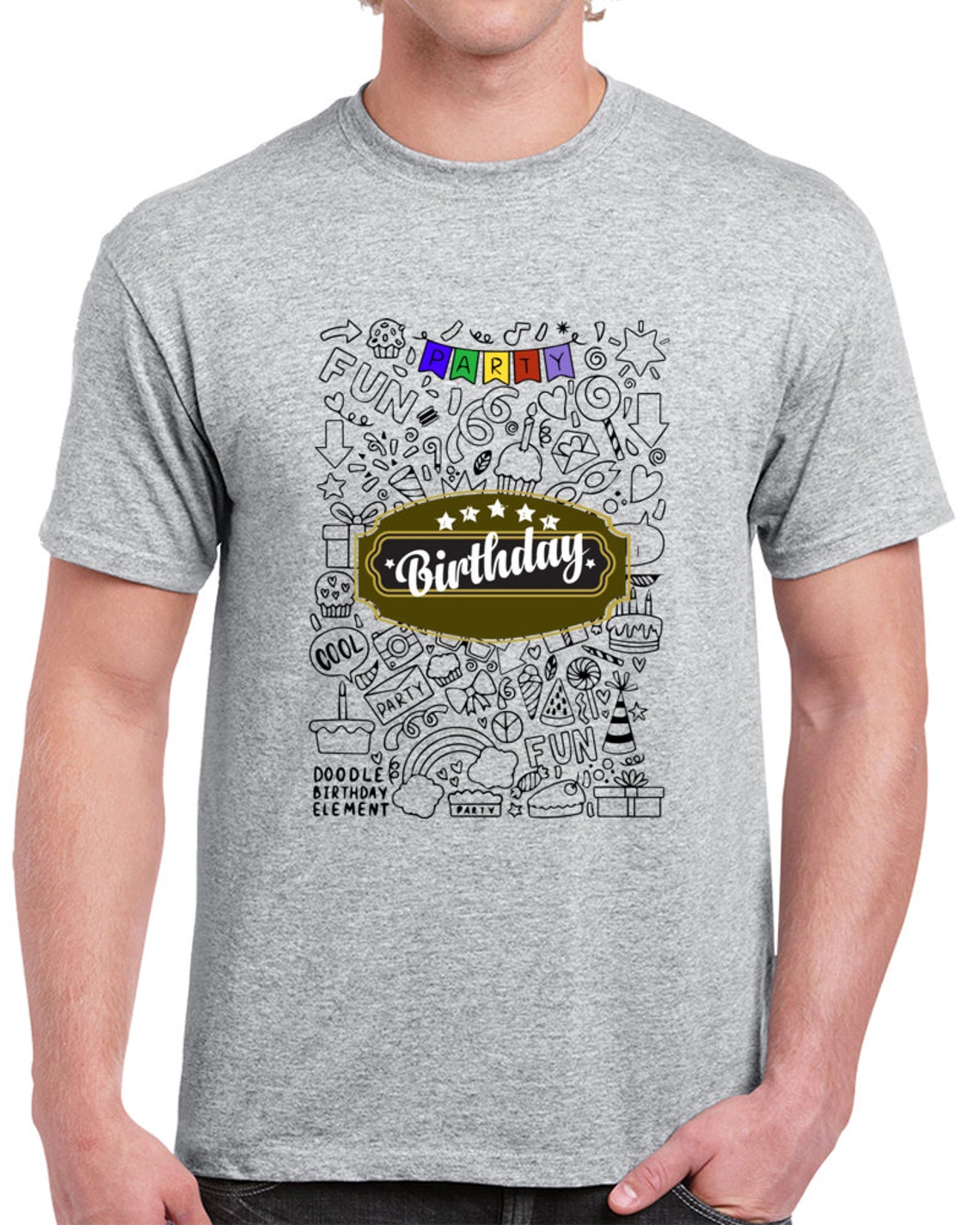 Tshirt Geburtstag Party Unisex Tshirt Vintage Retro und Etsy