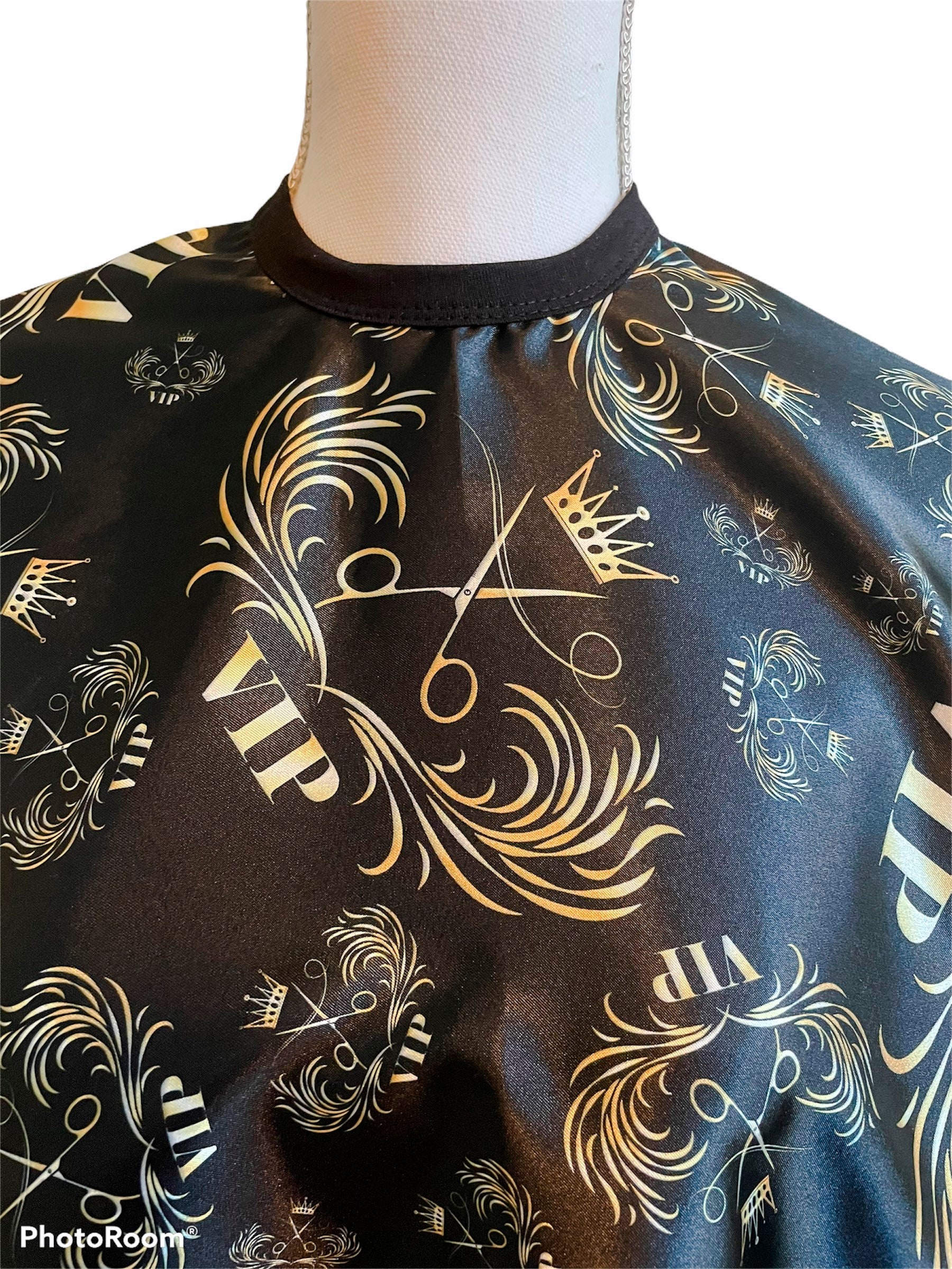 Premium Hair Styling Salon Cape for Men and Women, Unisex, Black an