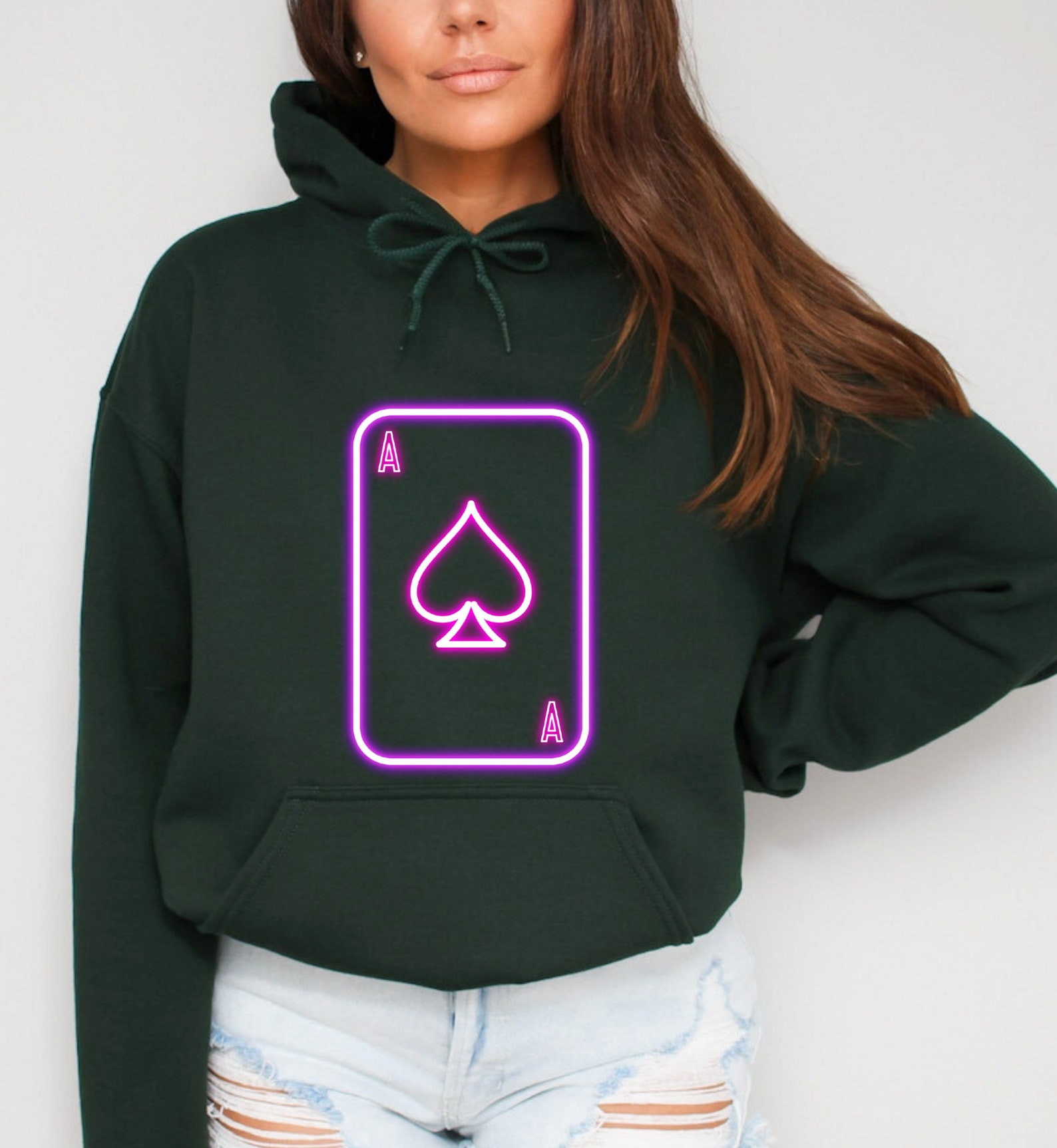 Neon Geometric Women's Hoodie