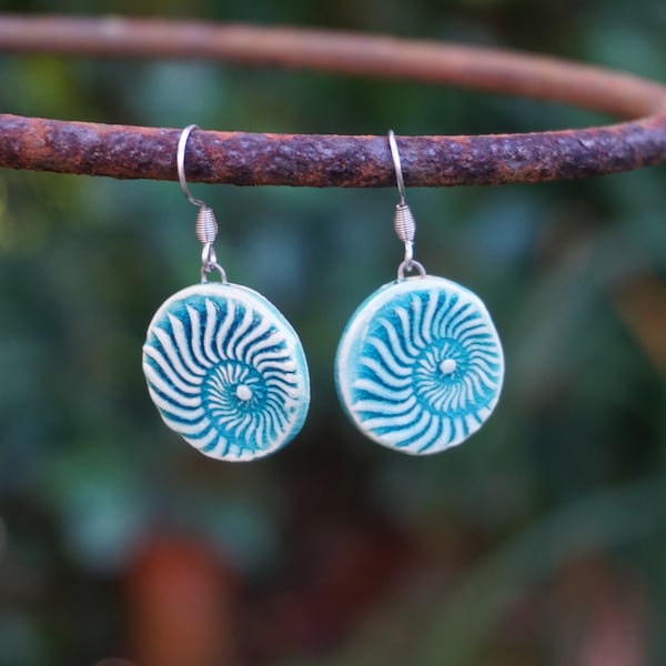 Earrings ceramic