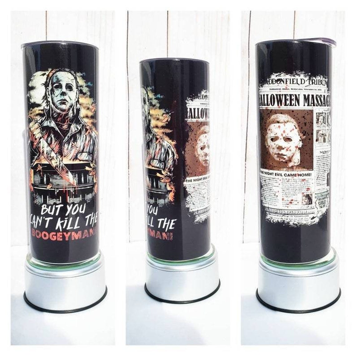 Scary Movie Gift Set Movie Night Scary Movie Tumblers Etsy