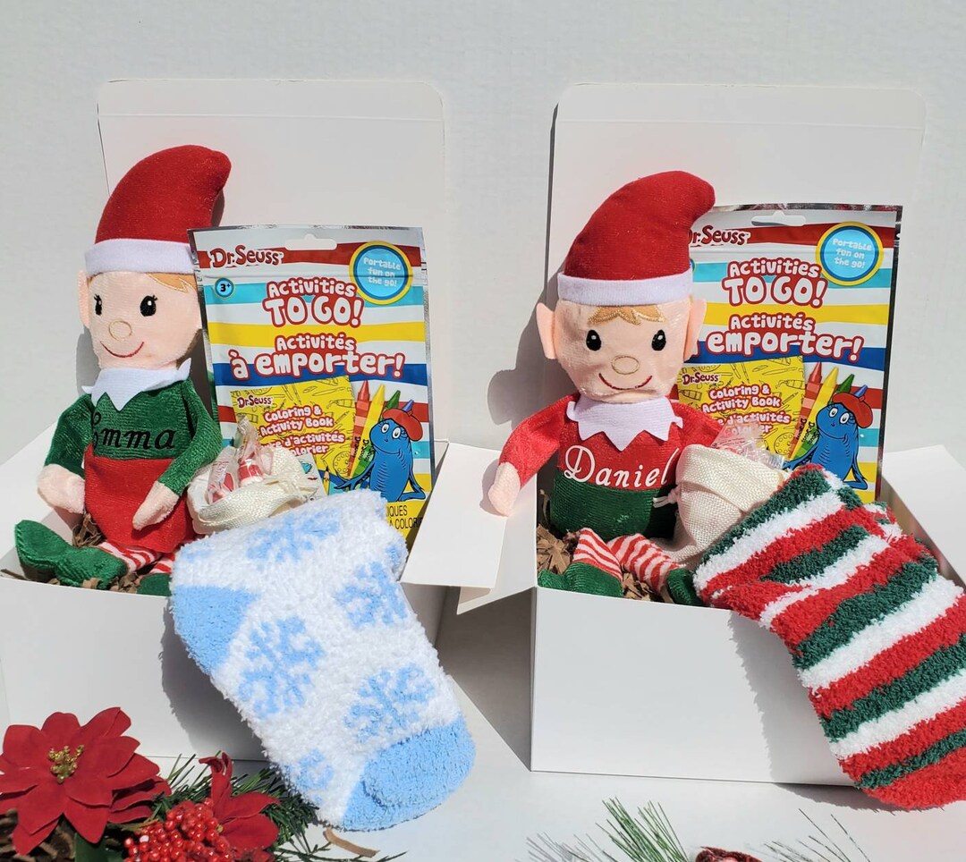 Personalized Elf Gift, Christmas Activity Gift, Santa Helper Box ...