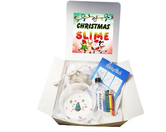 DIY Slime Kit, Scented Slime, Elf Gift, party favor, Slime Kit, diy slime party, diy slime kids craft, birthday party kit, activity box