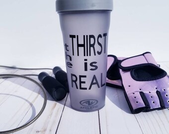 Shaker bottle, Protein shake bottle, sports bottle, workout water bottle, Protein shaker, gift for her, Gift for him, Gym bottle