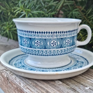 Arabia Stockmann anniversialy Tea cup and saucer Esteri Tomula Arabia Finland