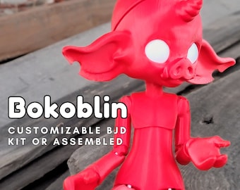 Bokoblin BJD,  Ball Jointed Doll Kit, comes in kit or fully assembled, 10'' tall, DIY articulated goblin ball-jointed doll, Legend of Zelda