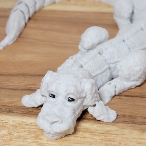 Articulated Falcor Fidget Toy, Painted Luck Dragon Sensory Toy