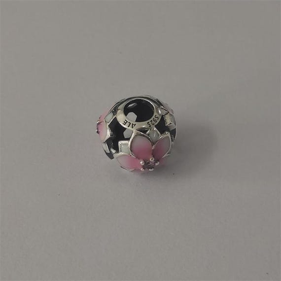 Pandora Pink Magnolia Bloom Charm S925 Ale