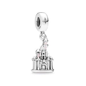 pandora ale 925 s925 ale  pink sleeping beauty castle dangle charm