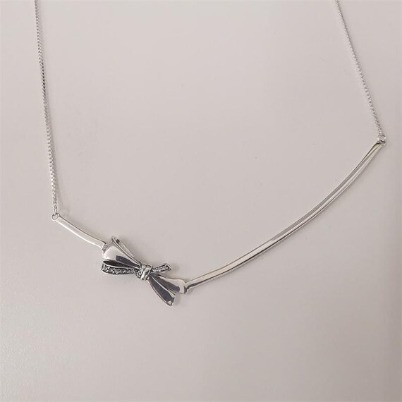 Pandora Necklace Brilliant Curved Bar-50 Canada
