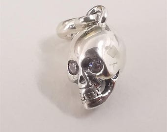 s925 ale pandora mig skull mini dingelhänge