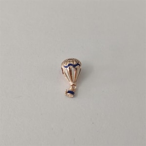 pandora  blue hot air balloon travel charm pandora rose