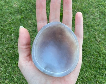 Agate crystal trinket bowl