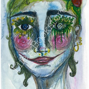 A4 “SMILEY” watercolour art print